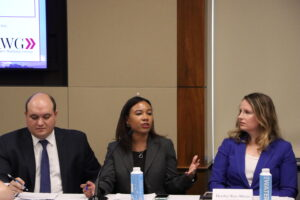 Reentry Working Group Co-Chair Danielle Neal moderated the panel alongside Frank Russo of the American Conservative Union
